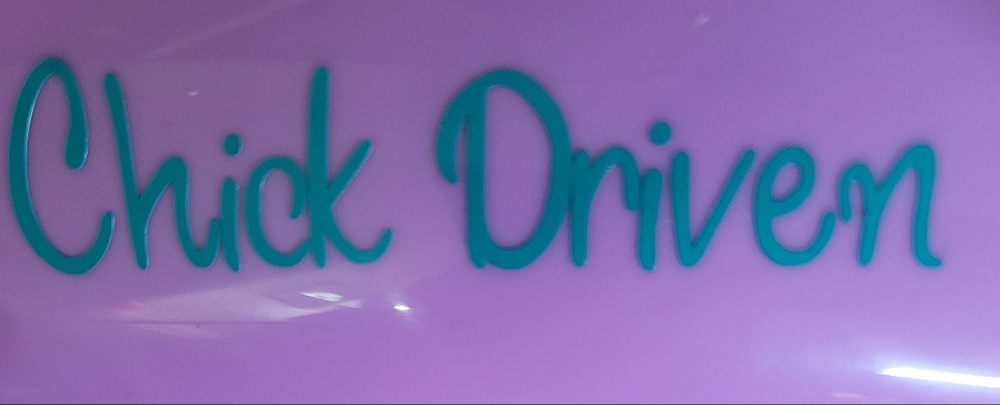 Chick Driven Vinyl Decal